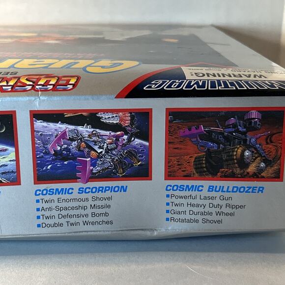 Vintage GuardMaster Cosmic Series Falcon & Mastodon Robot Set Sealed Parts NIB - Picture 4 of 8